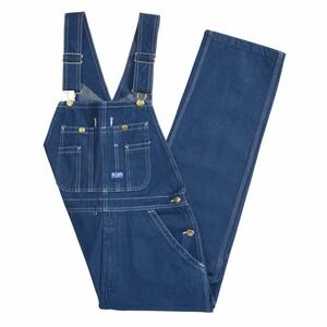 BIG SMITH® STONEWASHED DENIM BIB OVERALLS NEW 42Wx30L